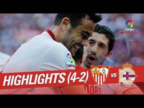 Highlights Sevilla FC vs Deportivo de la Coruña (4-2)