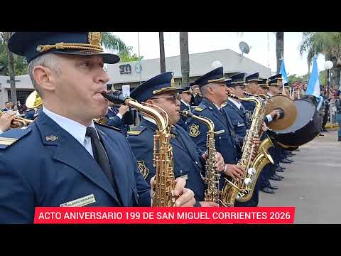 Acto por el aniversario 199 de San Miguel Corrientes, 10 de octubre 2026