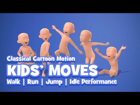 Classical Cartoon Motion - Kids’ Moves | Hand Key Character Animation for iClone and ActorCore