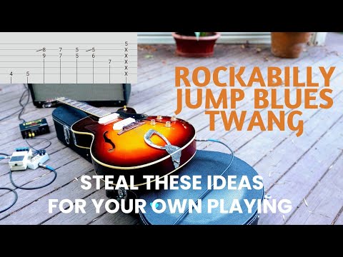 Rockabilly, Jump Blues, Twangy tune/solo LESSON & Announcement TABS