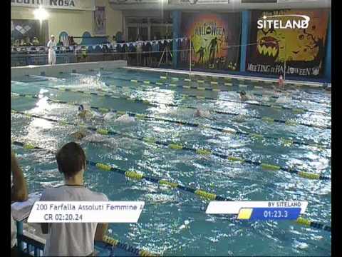 Serie 2 dei 200 Farfalla  Assoluti Femmine Agonisti - Meeting di Halloween 2013 9 Trofeo citta' di