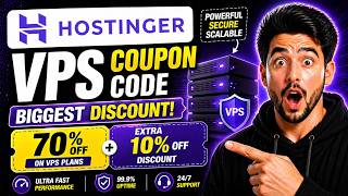 Hostinger VPS Coupon Code 2026 🔥 | Extra 10% Off + Cheapest Price