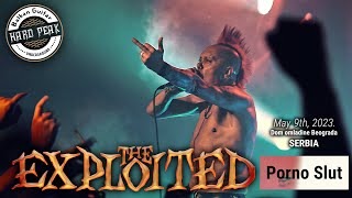 THE EXPLOITED - &quot;Porno Slut&quot; / Belgrade, Serbia / May 9th 2023. / HARD PEAK