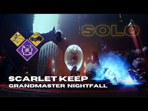 Solo Grandmaster Nightfall "Scarlet Keep" with Briarbinds/Void Souls - Void Warlock - Destiny 2