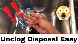 fix a humming garbage disposal easy step by step