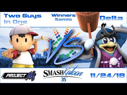 TwoGuysInOne (Ness) vs. Delta (DeDeDe) - Winners Semis - Smashkatoon 35