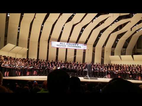 All County Music Festival, Saturday, January 13, 2018. Chorus.