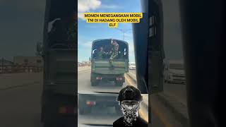 Download lagu MOMEN MENEGANGKAN MOBIL TNI DI HADANG MOBIL ELF SIPIL #shorts #short #komando #tni #storytelling mp3