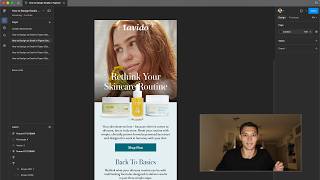 How to Design an Email in Figma (Step-by-Step Skincare Brand Breakdown)