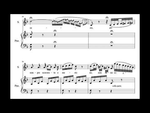 Prendi, per me sei libero (L'Elisir d'Amore - G. Donizetti) Score Animation