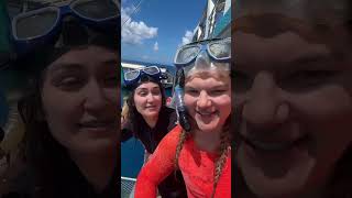 Snorkeling the Great Barrier Reef!! 🪸 Cruise Line has some of the coolest destinations… 10/10 for