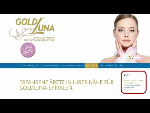 Goldspirale "GoldLuna" (Exclusive) - Frauenarztpraxis am Potsdamer Platz