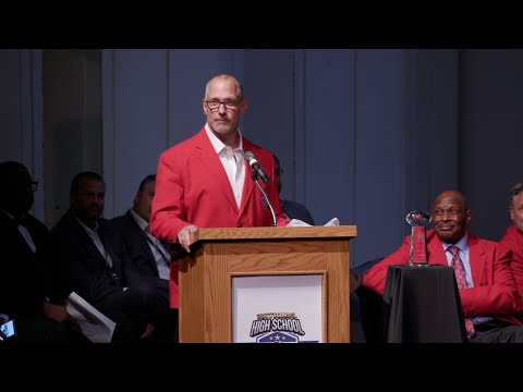 Lions Great Chris Spielman Honored for His High School Days at Massillon Washington