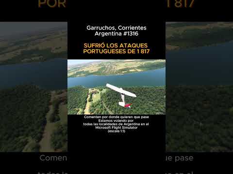 Garruchos, Corrientes desde el Microsoft Flight Simulator #garruchos #corrientes #msfs #argentina