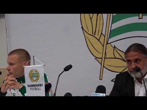 Presskonferensen efter derbyt Hammarby-Djurgården