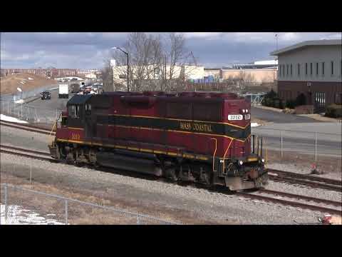 Mass Coastal Railroad delivers fish to New Bedford, MA - 2/10/2022