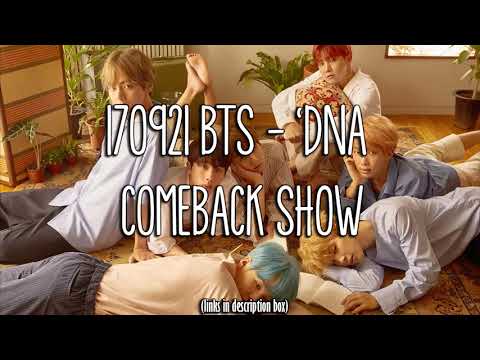 [ENG SUB] 170921 BTS - 'DNA' Comeback Show [LINKS IN DESCRIPTION]