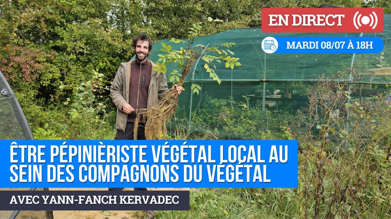 WEBINAIRE : Etre pépiniériste Végétal Local au sein des Compagnons du Végétal