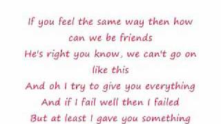 On screen lyrics If I fail Cartel