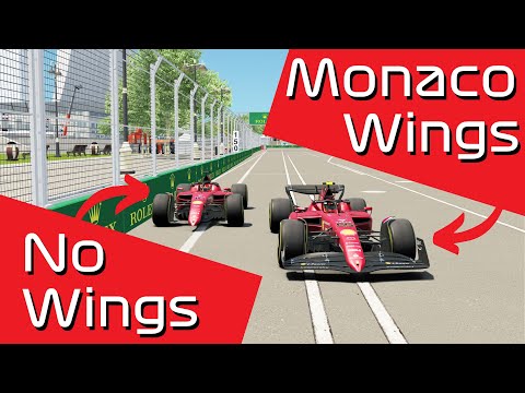 No Wings Vs Monaco Wings at Baku