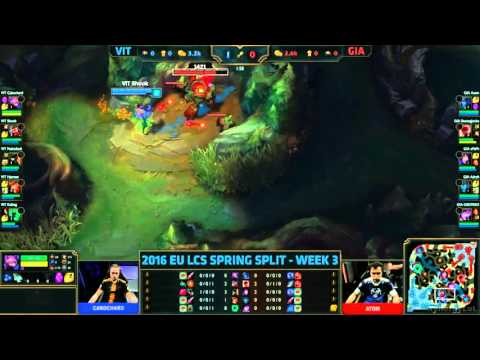 VIT vs GIA - Nukeduck 1vs2 Outplay - League of Legends