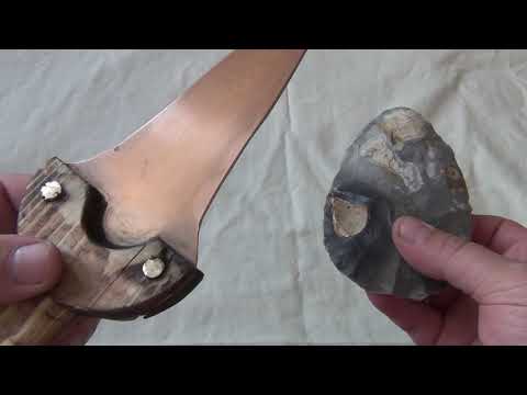 Replica Bronze Age dagger build - no casting.