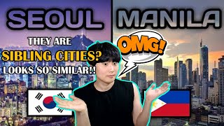 Korean reacts to SEOUL & MANILA | South Korea and Philippines | Lazisoo