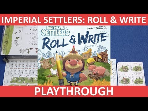 Imperial Settlers: Roll & Write | Playthrough | slickerdrips - YouTube