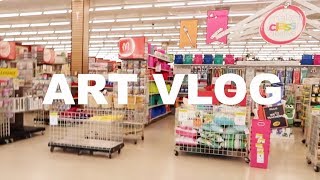 MICHAELS ART STORE OBSESSION | Favorite Oil Paints & Paint Brushes - July Vlog PT.1