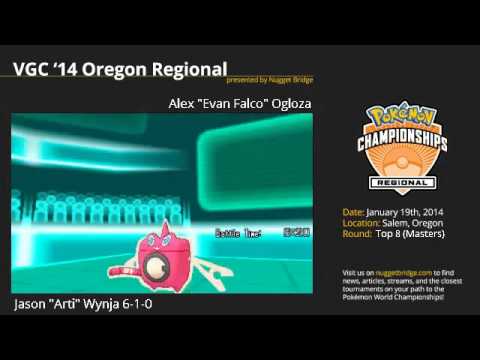 VGC '14 Oregon Regional: Top 8 - Jason W (Arti) vs Alex O (Evan Falco)
