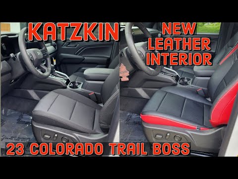 Katzkin Custom Interior on 2023 Colorado Trail Boss A Walkthrough of the entire process