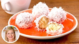 Anna Bakes Coconut Donut Holes! | Inspired with Anna Olson