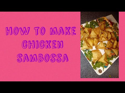 chicken sambossa simple ingredients #sambosa #ramadan #malen #food