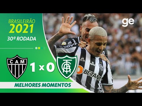 Gols e lances de Atlético Mineiro x América-MG