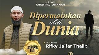 Download lagu 🔴DIPERMAINKAN OLEH DUNIA !! | Ustadz Rifky Ja'far Thalib mp3