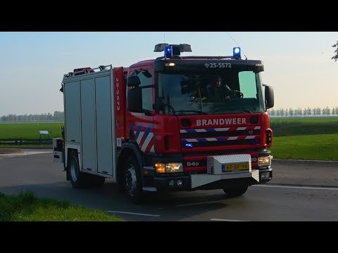 P1, Brandweer Dronten [HV 25-5572] & OvD 25-6091 naar ernstig bedrijfsongeval Vuurpad Creil