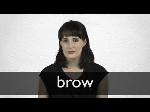 Hindi Translation of “brow” | Collins English-Hindi Dictionary