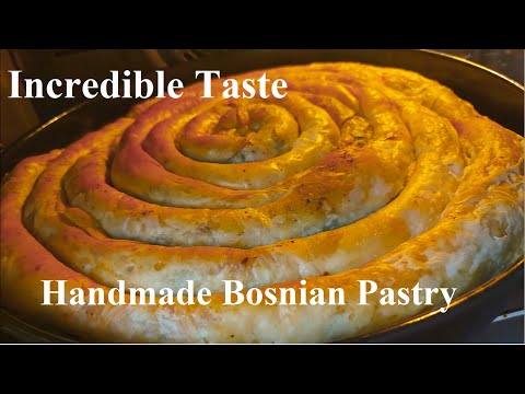 Perfect and Easy Handmade Bosnian Pastry-(Oklavasız En Kolay Boşnak Böreği)