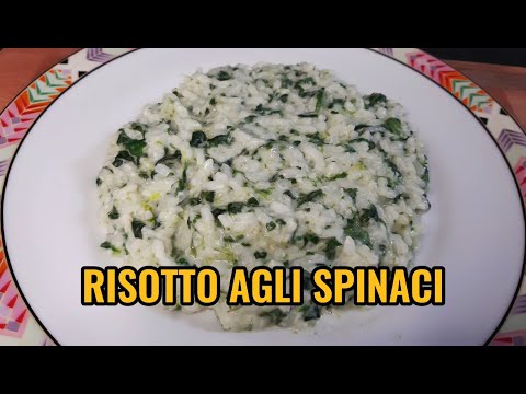 RISOTTO AGLI SPINACI leggero e cremoso