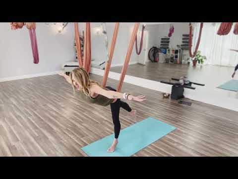 Twenty Minutes Is All You Need For This Aerial Yoga Flow