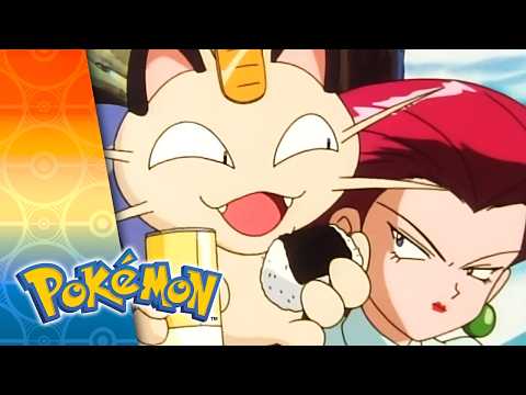 Meowth Being Sassy for 9 Minutes Straight | Pokémon Season 1 & 2