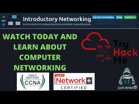 Introductory Networking Walkthrough on TryHackMe CCNA, CompTIA Network+, Security+ InfoSec Pat 2022