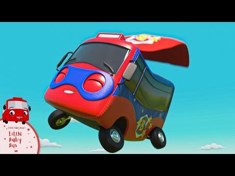 Super Hero Buster | Red Buster | bus anime | fun kids show
