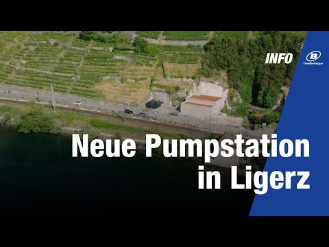 Neue Pumpstation in Ligerz