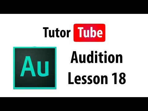Audition Tutorial Lesson 1 Audition Interface