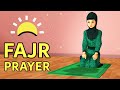How to pray Fajr for Girls - Step by Step - with Subtitle