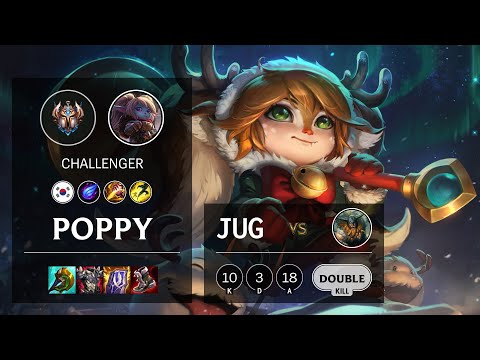 Poppy Jungle vs Olaf - KR Challenger Patch 11.19