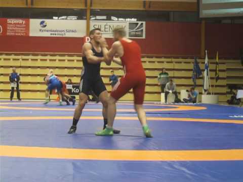 Herman Kare kansainvälinen painiturnaus Kouvolassa 14.1.2017, Ukkola Vargas ottelu