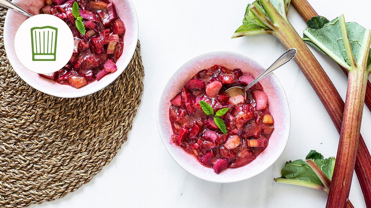 RHABARBERKOMPOTT - Einfache Rezepte
