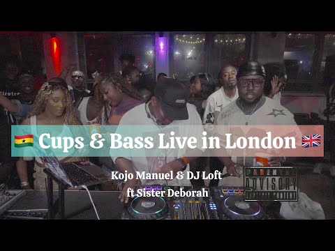 Cups & Bass Live in London (Audio-Visual) Kojo Manuel & DJ Loft ft Sister Deborah